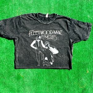 Fleetwood Mac vintage crop top